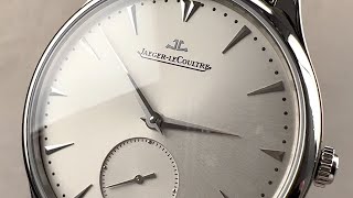 JaegerLeCoultre Master Grande Ultra Thin Q1358120 JaegerLeCoultre Watch Review [upl. by Aicilef]