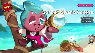 Sorbet Shark Cookie Gacha Animation [upl. by Ynottirb471]