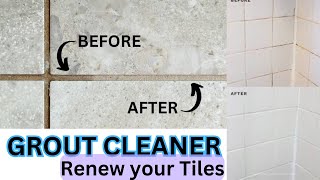 GROUT CLEANER TO RENEW YOUR TILES [upl. by Kcirej]