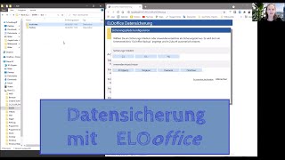 Tutorial Die Datensicherung in ELOoffice  kurz erklärt [upl. by Eivod]