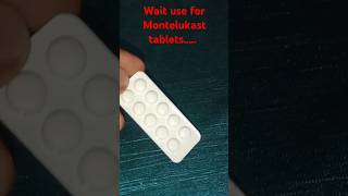 Montelukast sodium tabletsmontas L tablets useyoutubeshorts health mbbs aiims medicaldevice [upl. by Eldrida877]