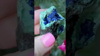 Azurite  Malachite Mineral Specimen⛏️Available Friday 5pm EST Crystals Malachite Azurite rocks [upl. by Virgilio]