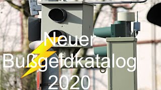 Neuer Bußgeldkatalog ab 28042020 [upl. by Nwahsear]