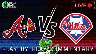 Braves vs Phillies  LIVE PlaybyPlayCommentary game four [upl. by Dwain827]