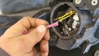 2011 Hyundai Elantra Headlight Bulb Wire Repair [upl. by Campman]