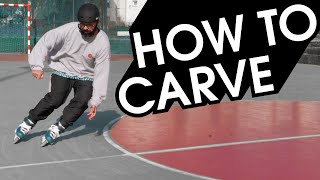 HOW TO CARVE WITH INLINE SKATES [upl. by Decima]