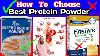 How To Choose  Best Diabetes Protein Powder  Apollo Diabetic Protein Powder  Ensure Diabetes Care [upl. by Florin497]