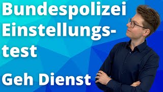 Einstellungstest Bundespolizei gehobener Dienst  Intelligenztest Auswahlverfahren Assessment Center [upl. by Varrian114]