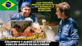 Colapinto y Albon se divierten con los juegos de Halloween en la previa de GP de Sao Paulo F1 radio [upl. by Aretse]