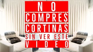 ✅ COMO ELEGIR las CORTINAS adecuadas para DECORAR la SALA según tu ESTILO  ej Ikea y leroy Merlín [upl. by Eesyak]