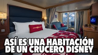 Todo lo que tienen las habitaciones de los cruceros de Disney [upl. by Eadie]