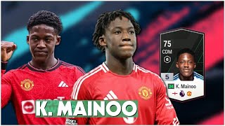 REVIEW KOBBIE MAINOO 24LIVE FC ONLINE  viên ngọc thô sáng giá của MAN UNITED [upl. by Irik]