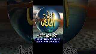 Surah Alaala  Reciter Alafasy  Last verses quran [upl. by Botnick]