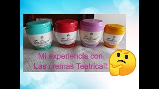 Mi Experiencia con las cremas Teatrical  Antiedad Humectante Aclaradora y Desmaquillante [upl. by Trinl]