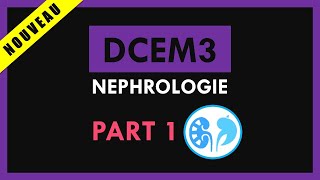 Néphrologie Conférence  DCEM3  Part 1 [upl. by Namyac738]