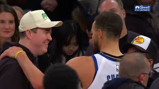 Shane Gillis Meets Steph Curry After Warriors Game [upl. by Silverts]