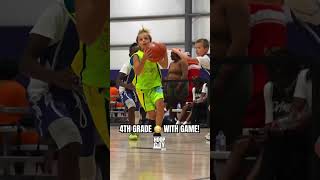 Preston Hamby is in 4TH GRADE WITH MOVES hoopcityfilms1 hoops aau viral 24 fyp [upl. by Eshman]