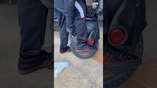 Installing Clark Pads Titan on Electric Unicycle Inmotion V12 HT electricunicycle euc [upl. by Amri450]