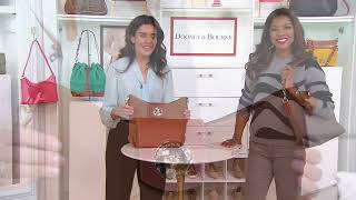 Dooney amp Bourke Turnlock Leather Large Sac on QVC [upl. by Elga]