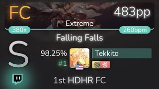 Live Tekkito  BLANKFIELD  Falling Falls Extreme 1st HDHR FC 9825 1 483pp FC  osu [upl. by Rockey]