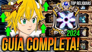 MEJORES RELIQUIAS TIER LIST 2024 📈 PÁJARO CIERVO LOBOS DRAGÓN 🙂 Seven Deadly Sins Grand Cross [upl. by Yelsnik]