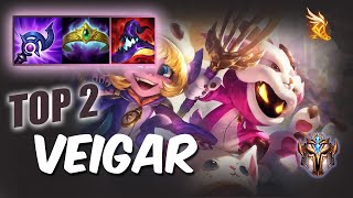 Wild Rift Veigar top 2  S11 RUSH Challenger ranked game  build [upl. by Ibbob]