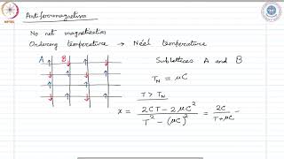 mod08lec64  Antiferromagnetism and ferrimagnetism [upl. by Carboni334]