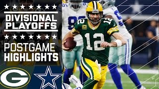 Packers vs Cowboys  NFL Divisional Game Highlights [upl. by Nihs748]