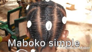 Comment tresser le Maboko simple tresse Africain [upl. by Cameron230]