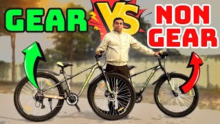 Gear vs Non Gear Cycle  Single Speed vs Gear Bicycle [upl. by Stichter]