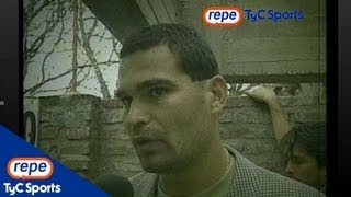 Chilavert y su cruce con Navarro Montoya en 1994 [upl. by Bogey]