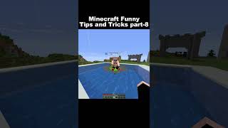 Minecraft funny tips and tricks part8 indiangamer hindigameplay minecraftfunny funny [upl. by Melcher36]