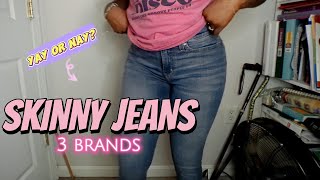 SKINNY JEANS TRY ON HAUL FIRST TRY ON HAUL OF 2024 [upl. by Elleda366]