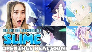 THE SLIME IS THE MAIN CHARACTER That Time I got Reincarnated as a SLIME OPENINGS REACTION 15 [upl. by Arnulfo]