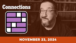 Doug Plays NYT Connections 1123 New York Times Puzzle Game [upl. by Teevens]