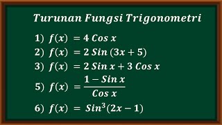 Turunan fungsi trigonometri [upl. by Kcirdahs216]