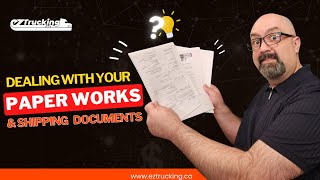 Trucking Shipping Documents BOL amp Freight Paperworks [upl. by Mcclish]