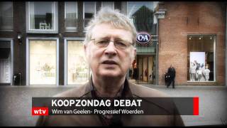 Woerden TV  Wim van Geelen over koopzondag [upl. by Rebhun]