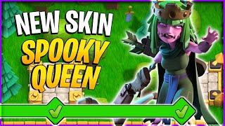 NEW SPOOKY QUEEN SKIN  CLASH OF CLANS [upl. by Stempien675]