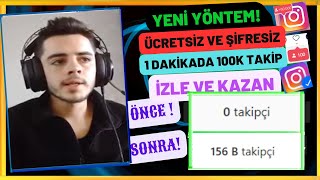 1 DAKİKADA 100000 İNSTAGRAM TAKİPÇİ HİLESİ  ŞİFRESİZ ÜCRETSİZ İNSTAGRAM TAKİPÇİ HİLESİ 2024 [upl. by Ilowell]