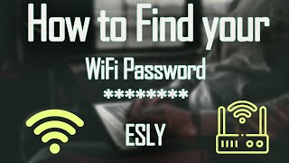 How to find your WiFi Password Windows 10 in 1min [upl. by Kyle862]