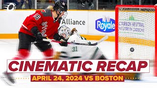 Cinematic Game Recap Ottawa Charge vs Boston  April 24 2024 [upl. by Inilam232]