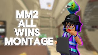 MM2 ALL WINS MONTAGE IPAD  NotBestie [upl. by Hansiain]