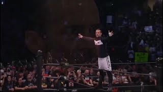 CM Punk “Miseria Cantare” entrance at AEW Revolution 2022 [upl. by Soinski675]