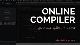 How to use Online Compiler to code in java  Online gdb compiler [upl. by Nielson]