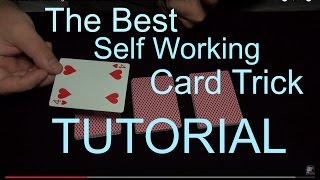 The Best Self Working Card Trick TUTORIAL  Card Tricks Revealed [upl. by Dhumma]