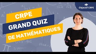 CRPE 2025  Grand quiz de maths  testez votre niveau pour le CRPE [upl. by Izak]