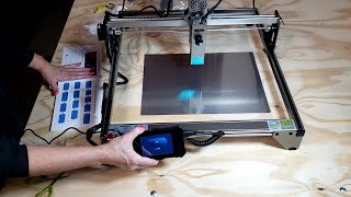 Atomstack S20 Pro Laser Engraver Unboxing and Assembly [upl. by Jenette676]