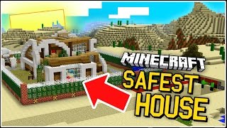 THE SAFEST HOUSE IN MINECRAFT 40 Different Security Mechanisms [upl. by Gerik]