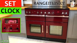 How to set Clock on Rangemaster Cooker Esprit  How to set Time on Rangemaster Cooker Esprit 110 [upl. by Omoj138]